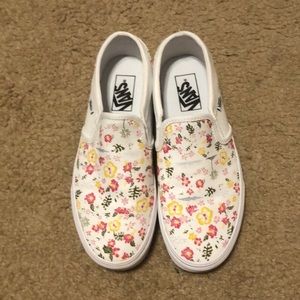 Vans Women’s (size 8.5) Slip On Floral Shoes